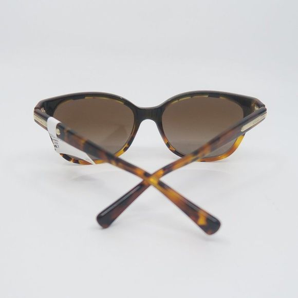 COACH HC8132 5438/T5 New Tortoise/Brown Gradient Polarized Women's Sunglasses - Picture 7 of 8